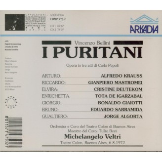 BELLINI - Veltri - I puritani (Les puritains) (live Buenos Aires, 1972) live Buenos Aires, 1972..